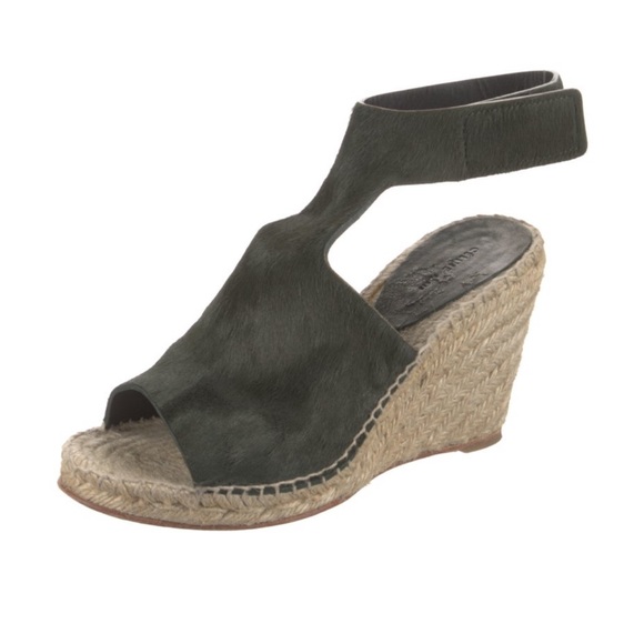 Celine pony hair espadrilles Sz 8 - Picture 2 of 5